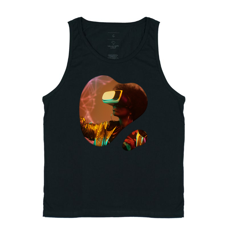 Camiseta Original Afrofuturista Óculos