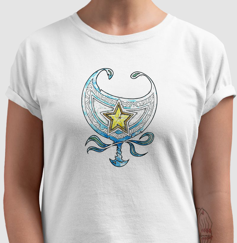 Camiseta Yemanjá  Conexão com o Oceano 100% Algodão