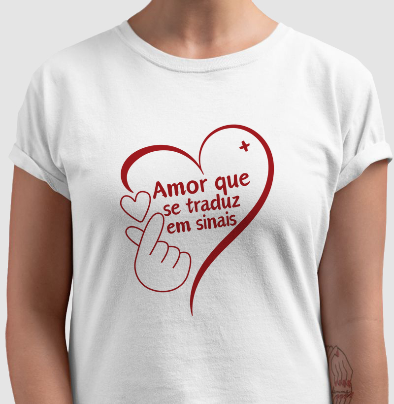 Amor que se traduz em sinais