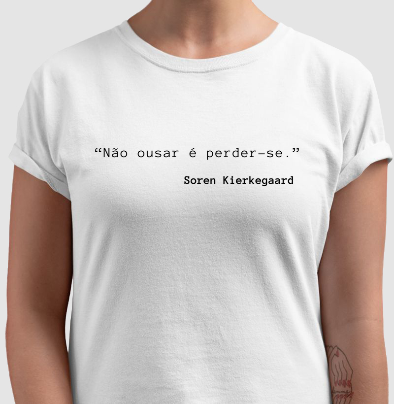 Camiseta Soren Kierkegaard Perder-se