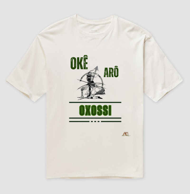 Camiseta Oversize Okê Arô Oxóssi 