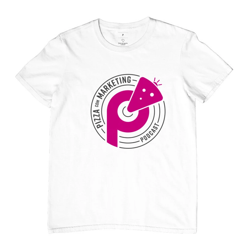 Camiseta Pizza Com Makerting
