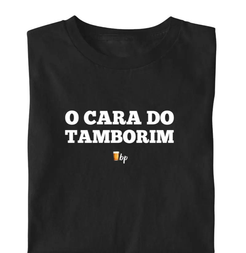 O cara do tamborim