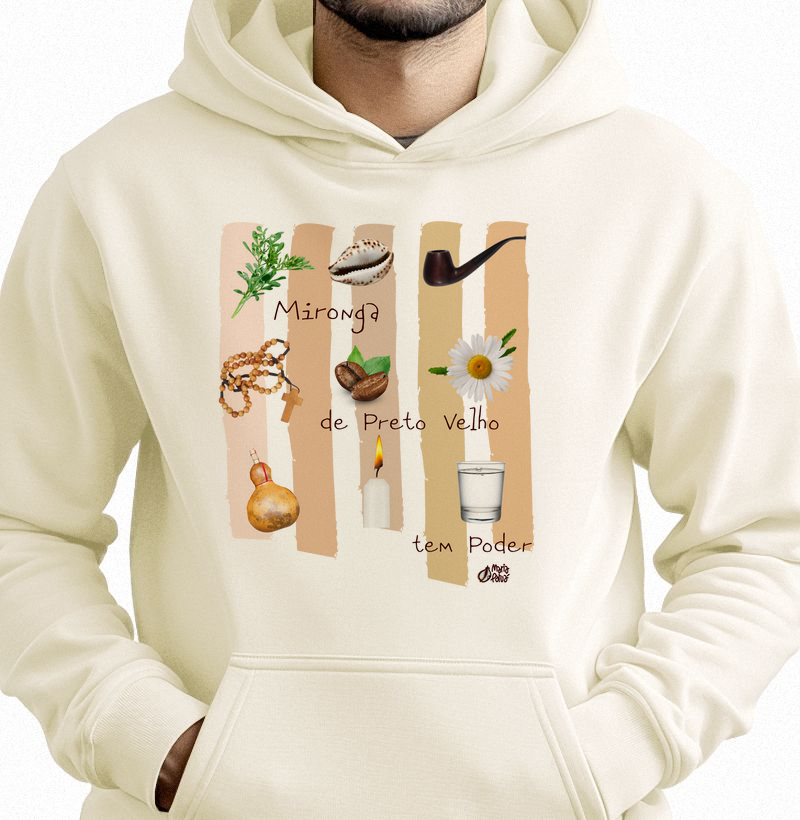 Hoodie Moletom Mironga de Pretos Velhos Maria Patuá