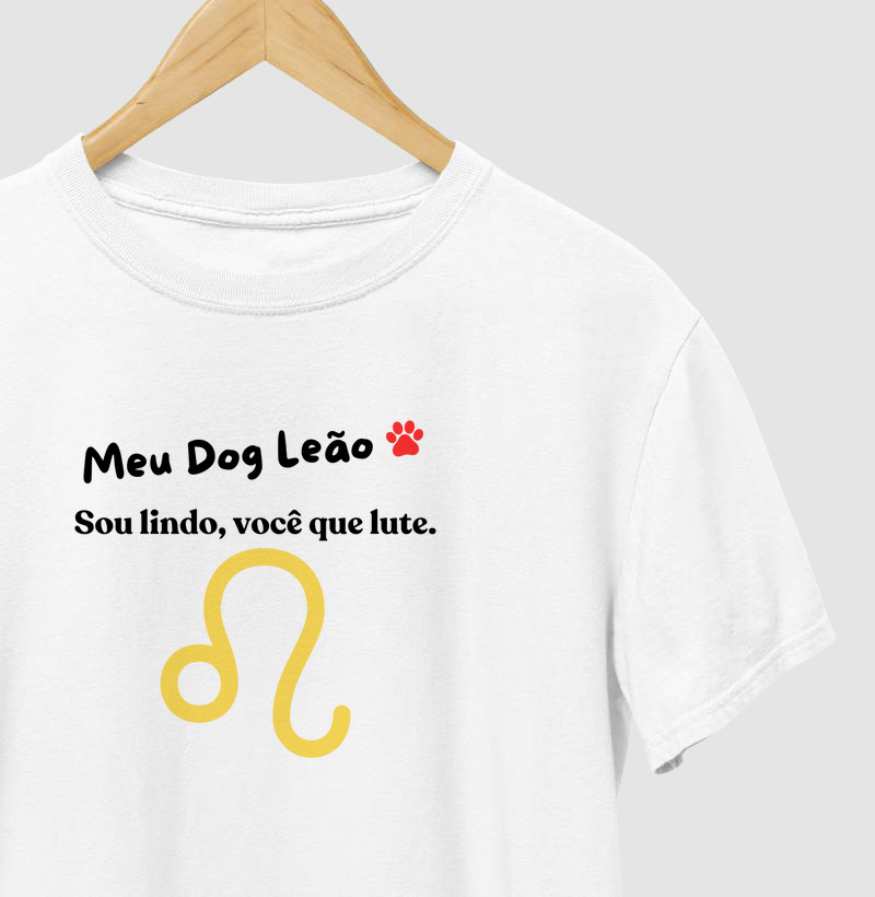 Camiseta Dog Leão