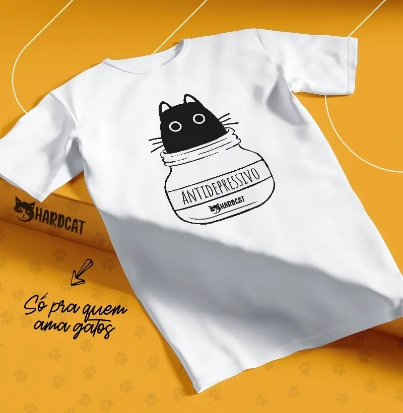 Camiseta Antidepressivo Felino