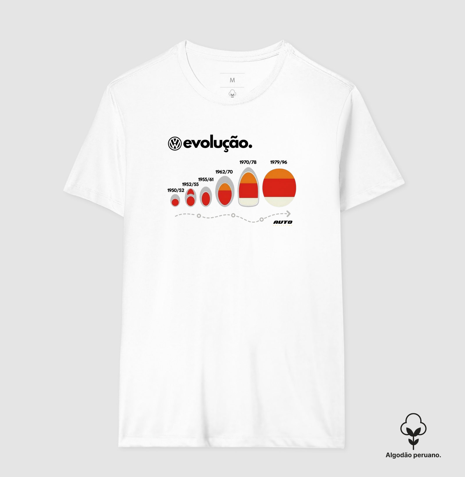Camiseta evolução fusca