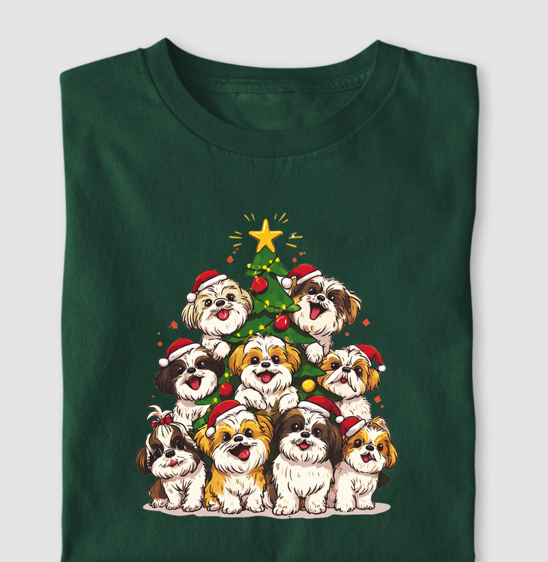 Camiseta Arvore de Shih Tzu