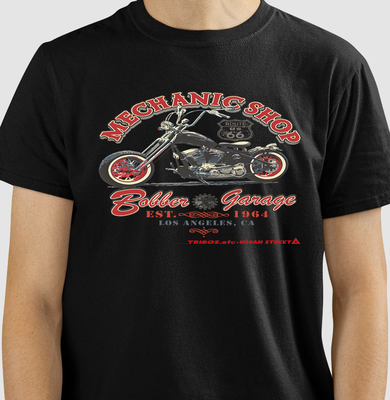 CAMISETA RESERVA.INK MASCULINA E FEMININA TRIBOS.etc OF ROADS MOTORCYCLE BOBBER GARAGE