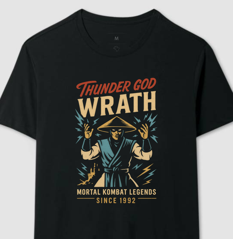Thunder God Wrath Raiden Mortal Kombat Retro Series