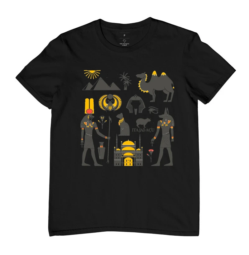 Camiseta Masc. Egipcia Itajai-açu