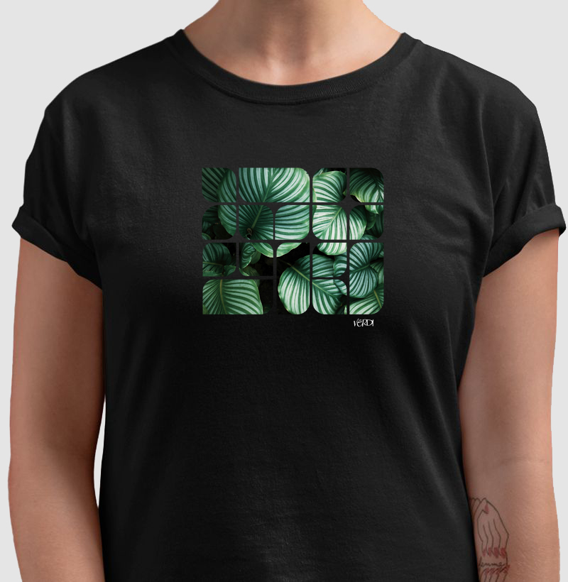 Camiseta Mosaico Calathea Orbifolia