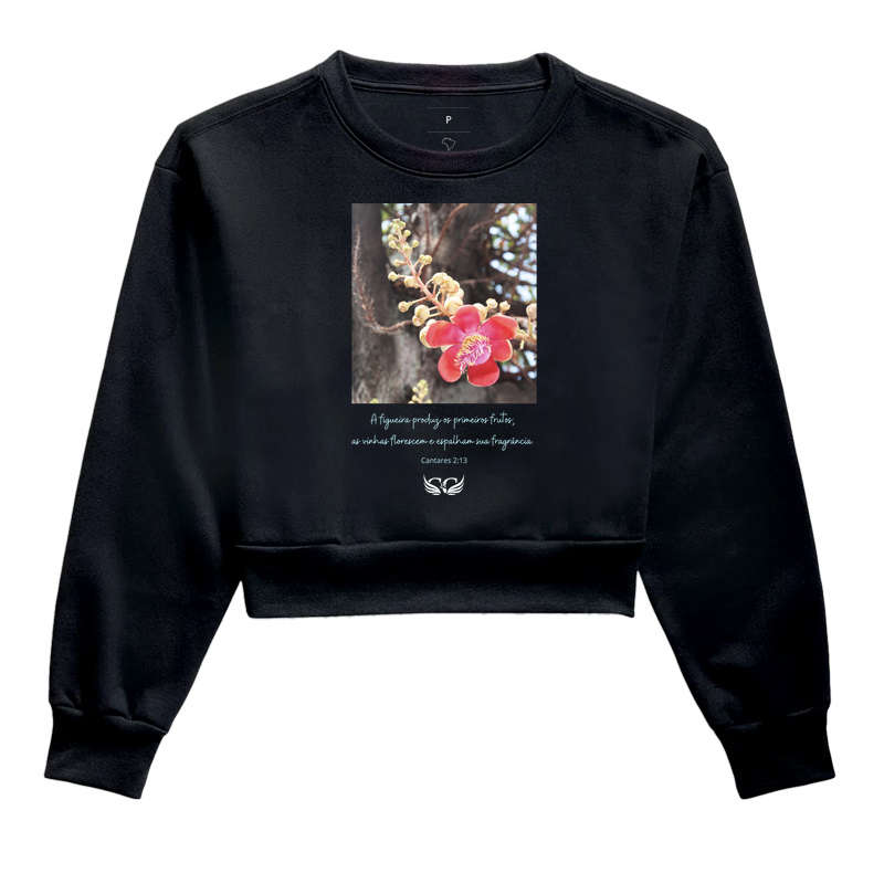 Camiseta Feminina Personalizada A Figueira Produz os Primeiros Frutos. Cantares 2.13