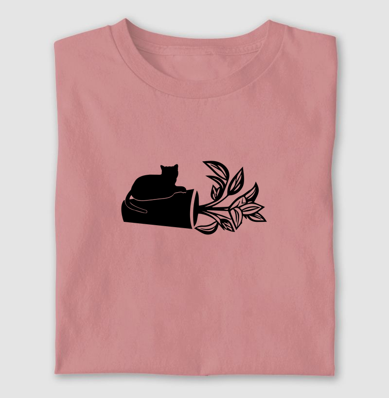 gato em cima do vaso
