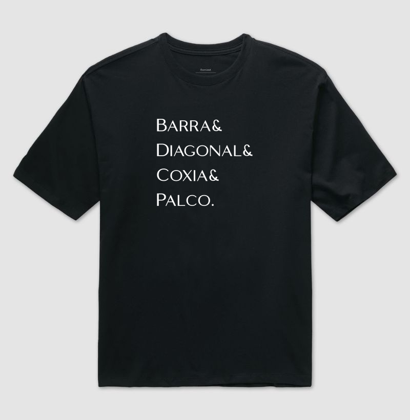 Barra & Diagonal & Coxia & Palco