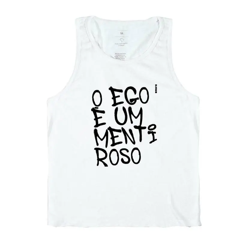 camiseta regata | o ego é um mentiroso