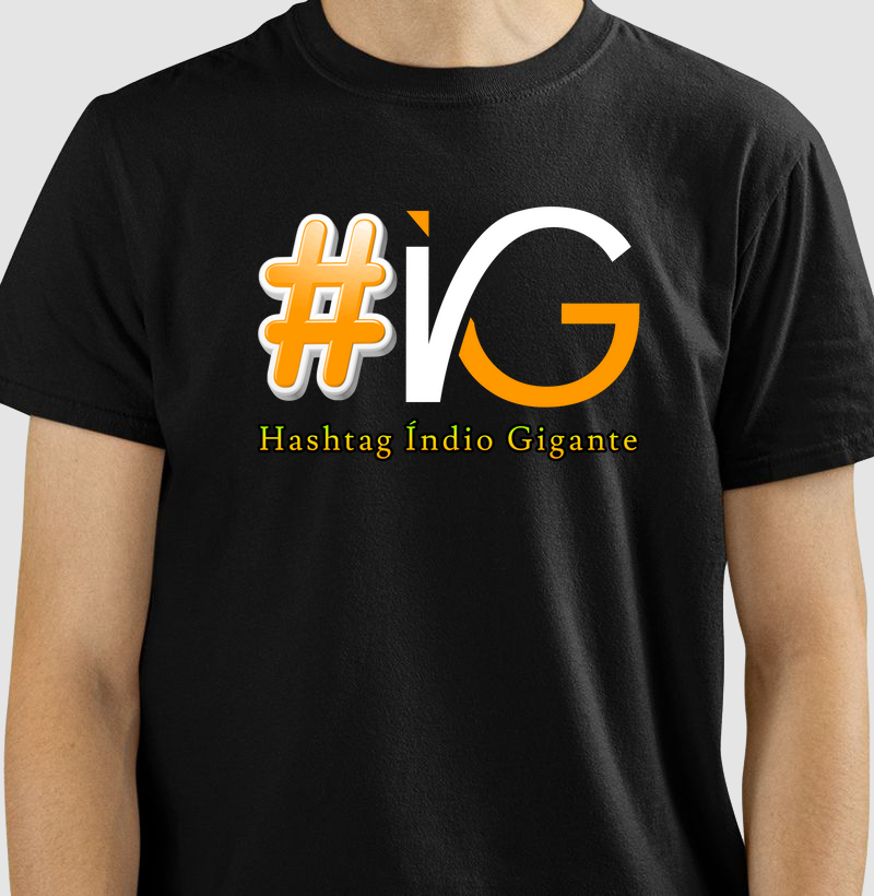 Camiseta Estampada Índio Gigante: #IG #Hashtag Índio Gigante - Moda Exclusiva para Criadores e simpatisantes da raça de galinhas Índio Gigante.