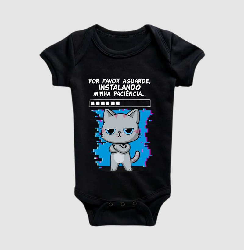 Camiseta Gato Sincero Paciência