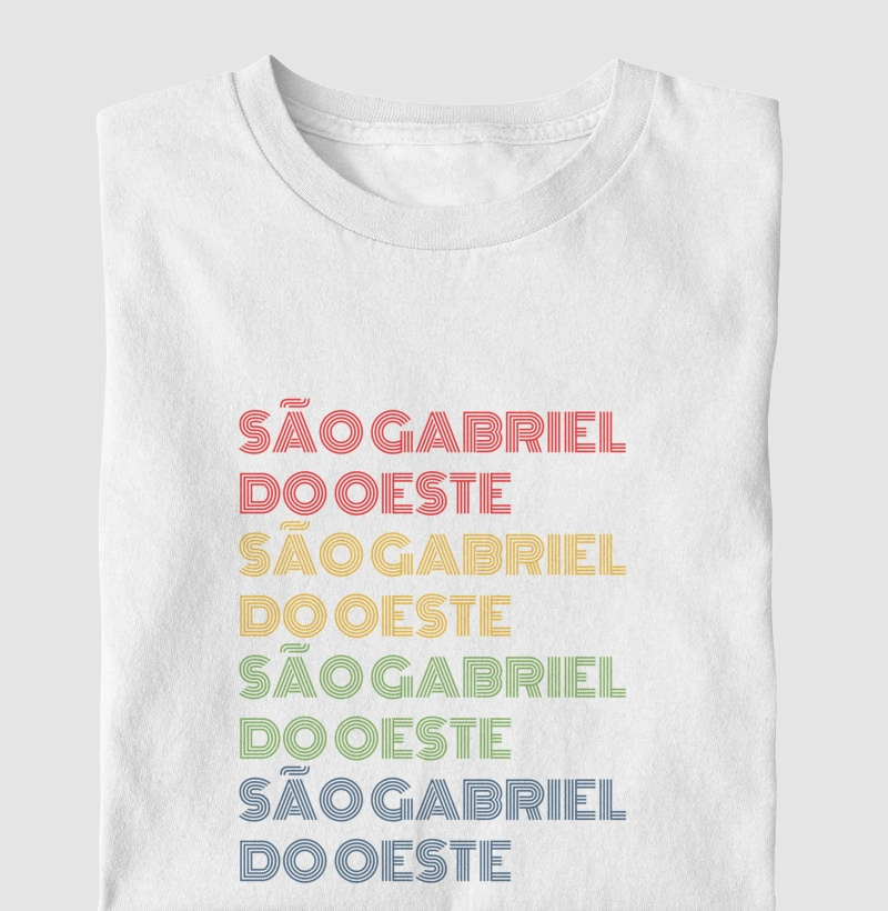 São Gabriel do Oeste Letreiro Retrô