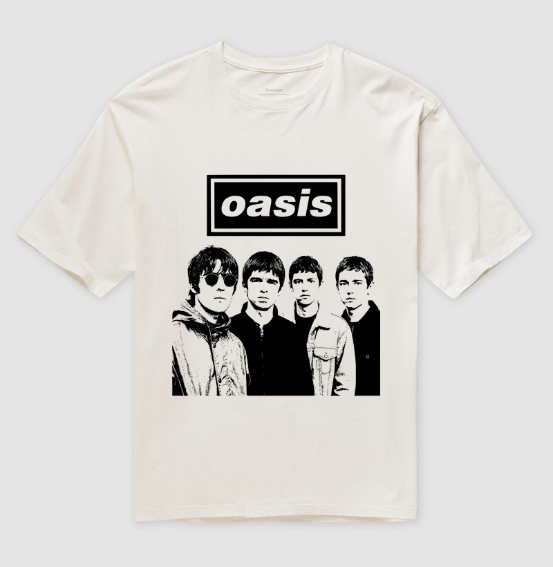 Camiseta Oversized - Oasis Faces