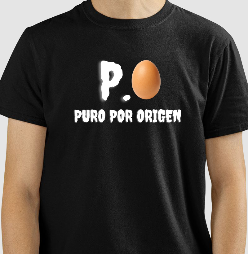 Camiseta Estampada Índio Gigante: #Puro Por Origem - Moda Exclusiva para Criadores e simpatisantes da raça de galinhas Índio Gigante.