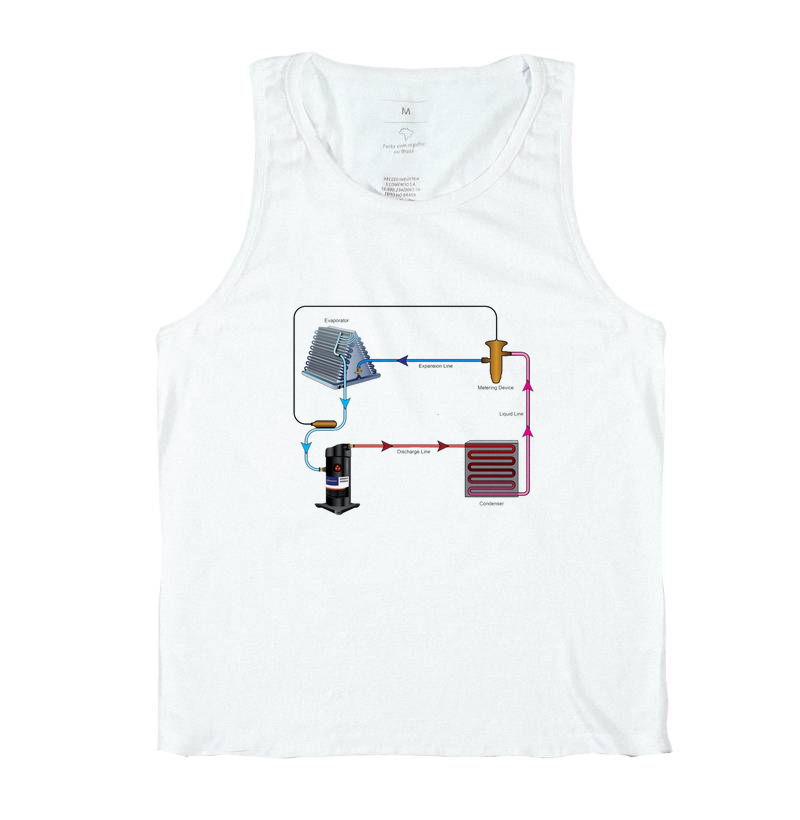 Camiseta Ciclo de Refrigeração