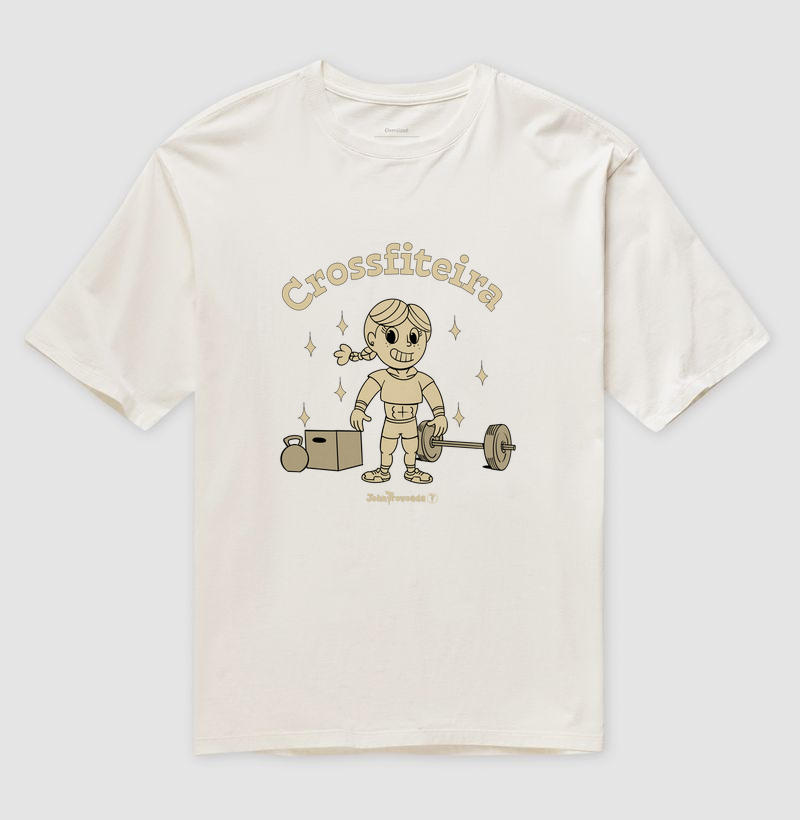 Camiseta Oversized Crossfiteira 