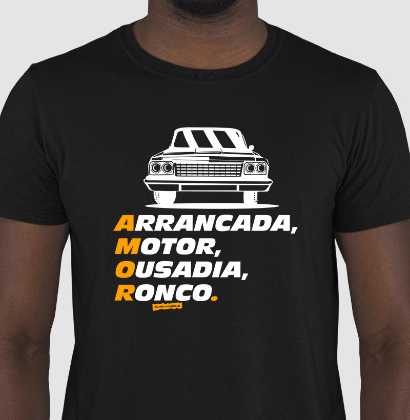 Camiseta amor automotivo