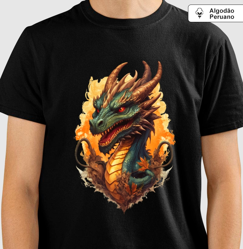 Camiseta Algodão Peruano Fúria Verdejante