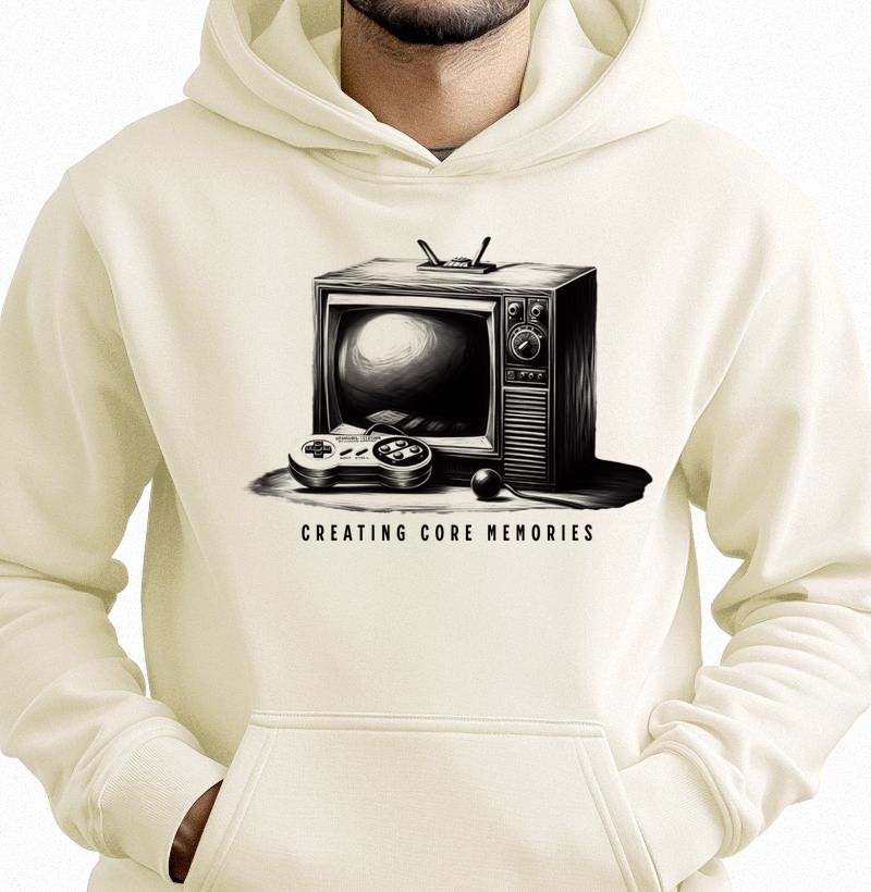 Moletom Slim com Bolso Gamer “Creating Core Memories”