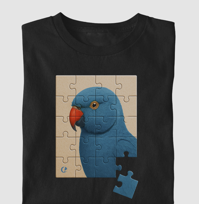 Camiseta - Quebra Cabeça Ringneck