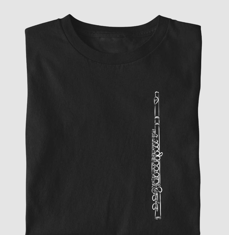T-Shirt Flauta Lateral