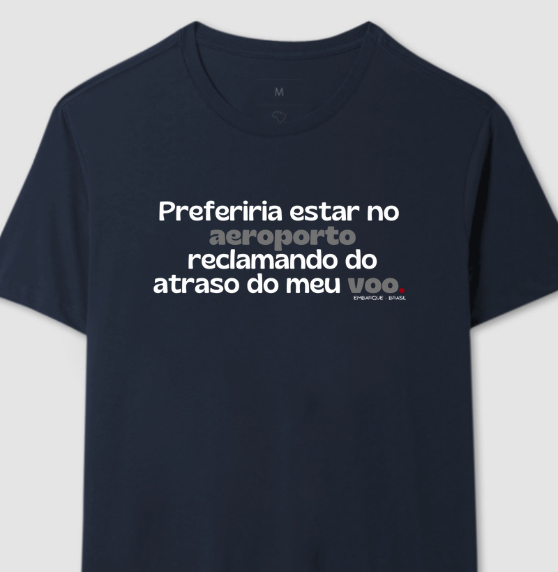 Prefiro estar no aeroporto
