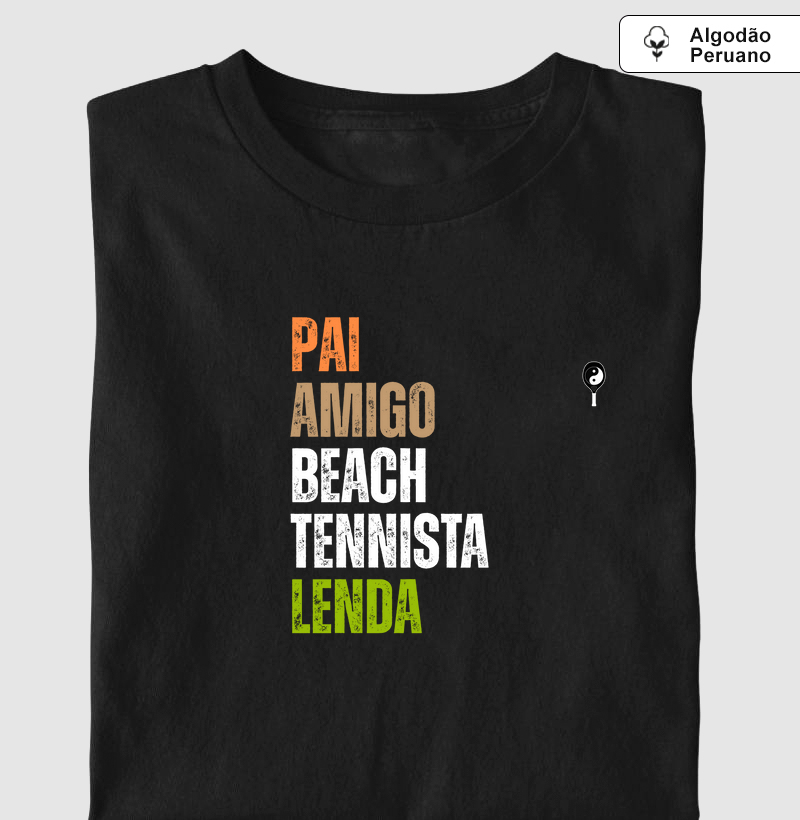 Pai Amigo Beach Tennista Lenda