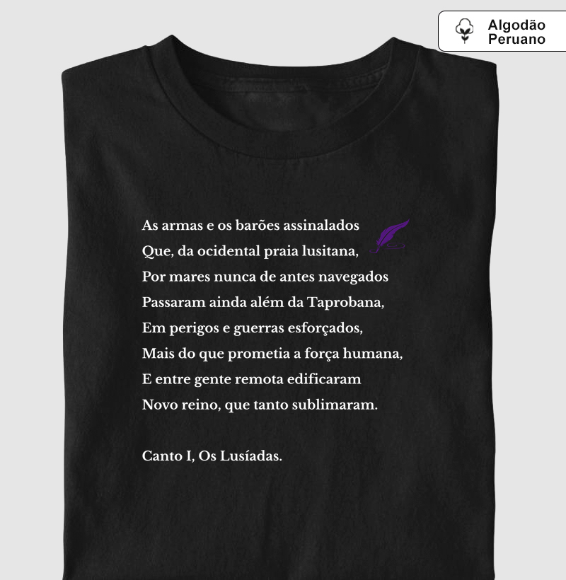 Camiseta As Armas e os Barões Assinalados