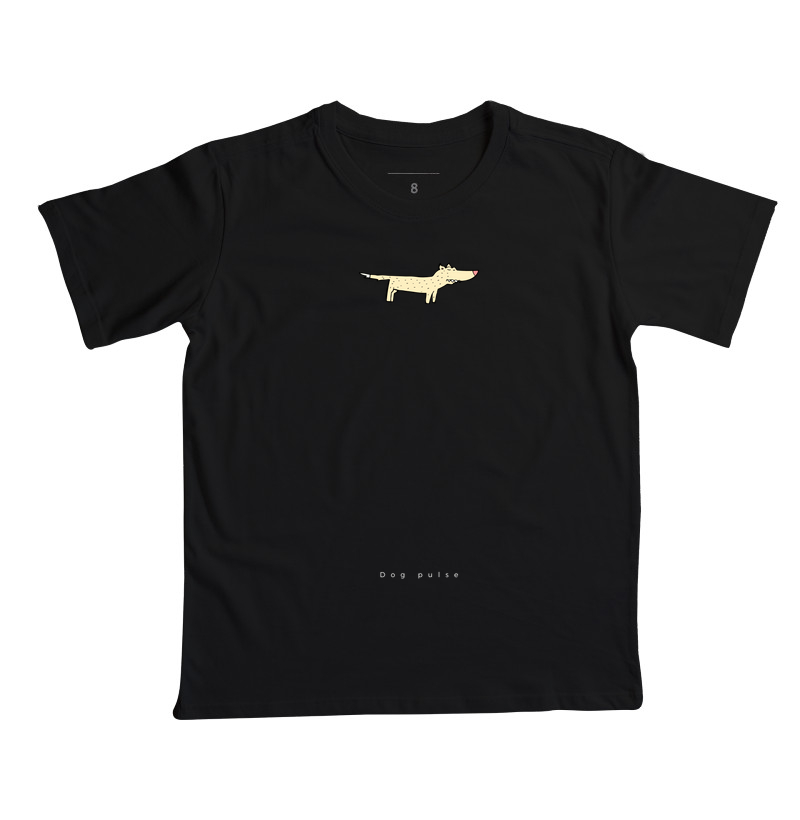 Camiseta Infantil Dog Pulse Caramelo Love