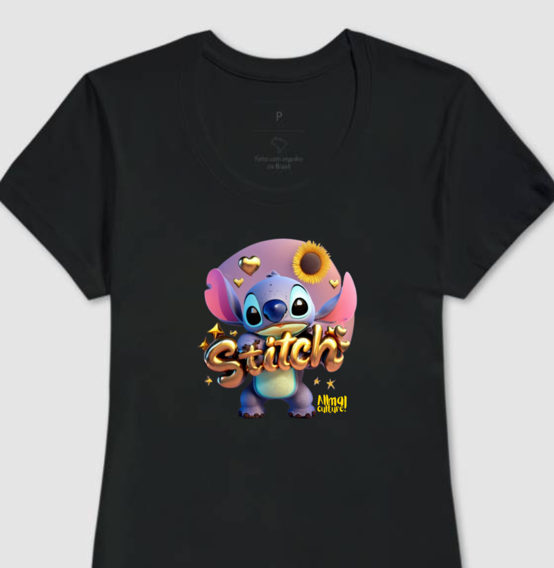 Camiseta Feminina - Stitch