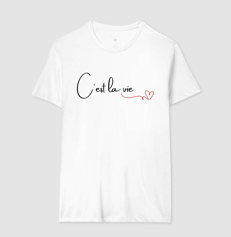 Camiseta C'est la vie 