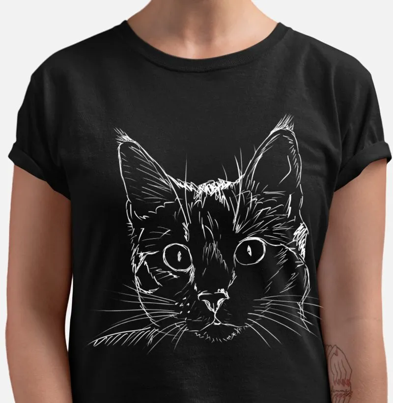 Camiseta - Gato Rabiscado  2