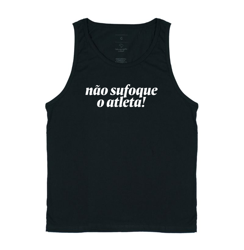 Não sufoque o atleta