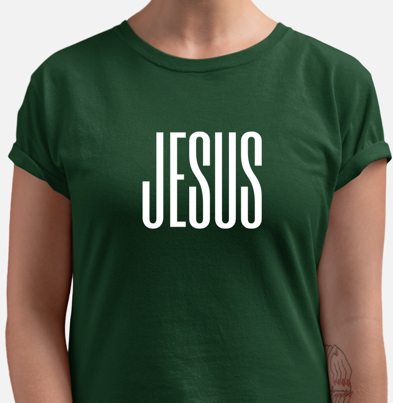 Jesus: Camiseta - Fé e Simplicidade