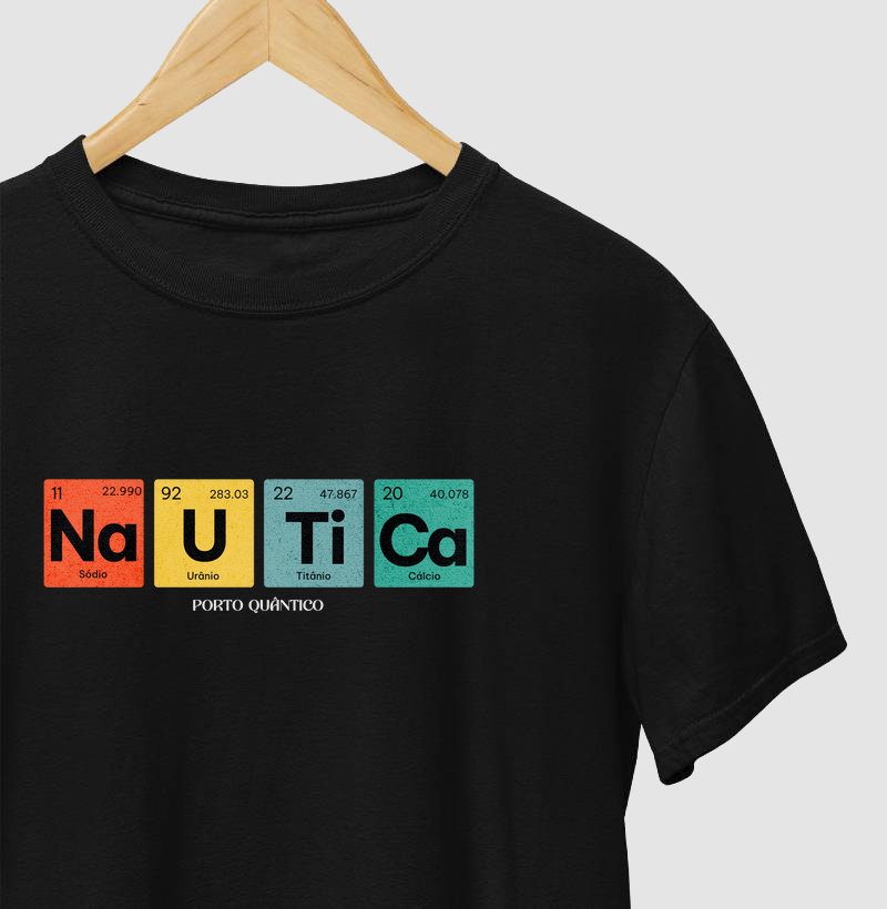 Camiseta Unissex 100% Algodão - Náutica Quântica