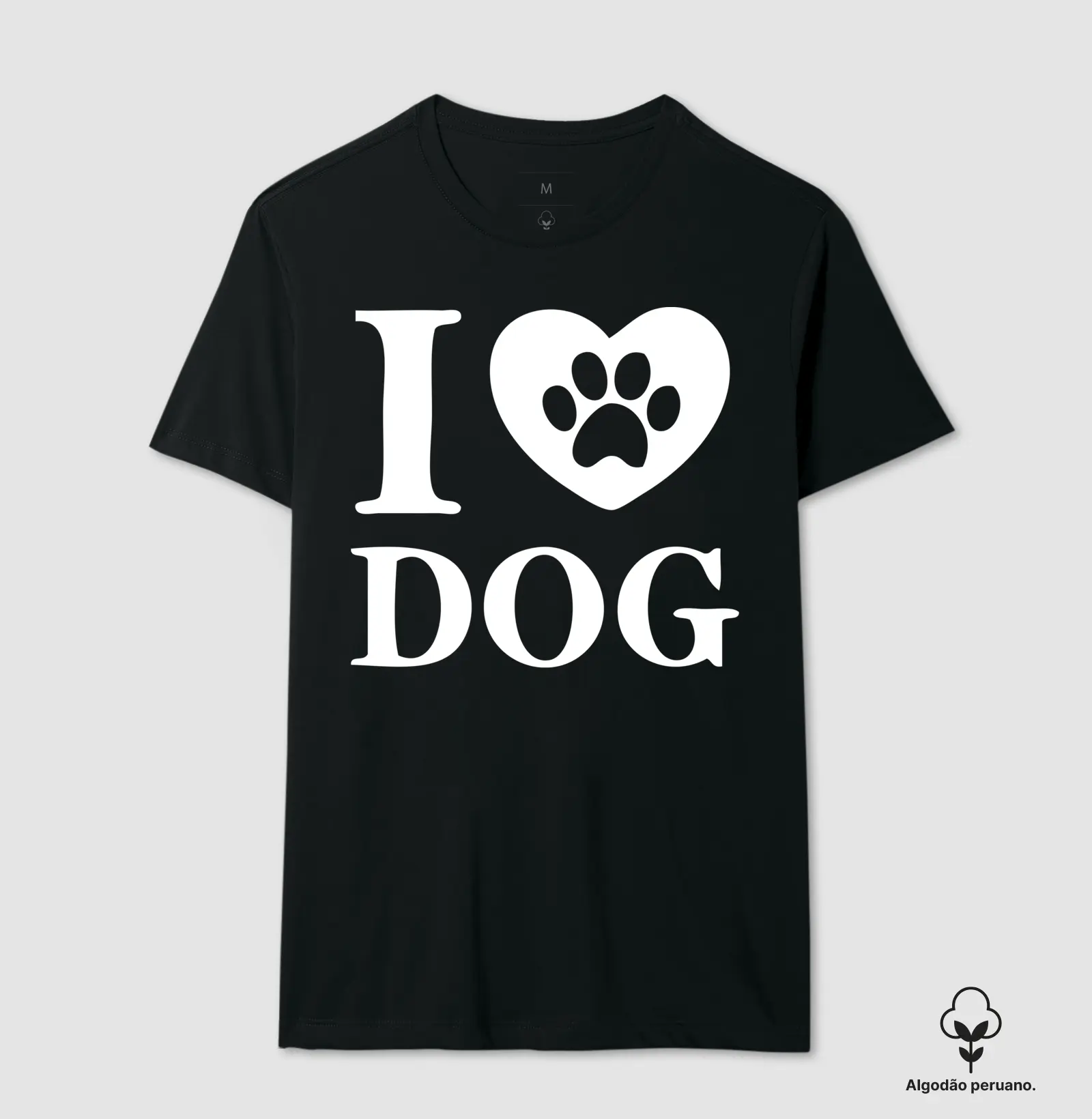 Camiseta Premium - I Love Dog