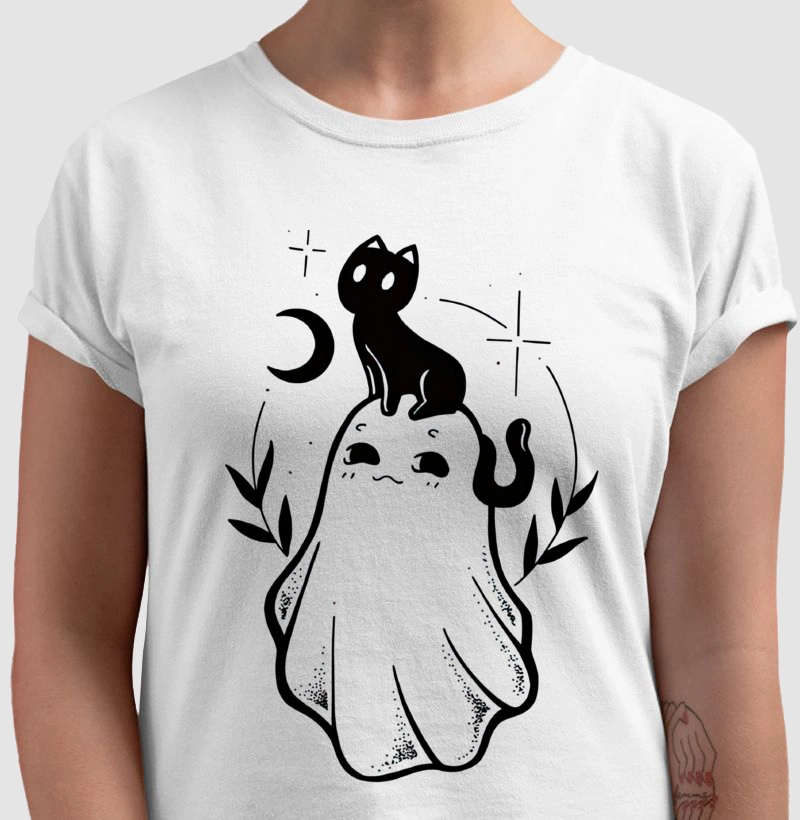 Gato e fantasminha