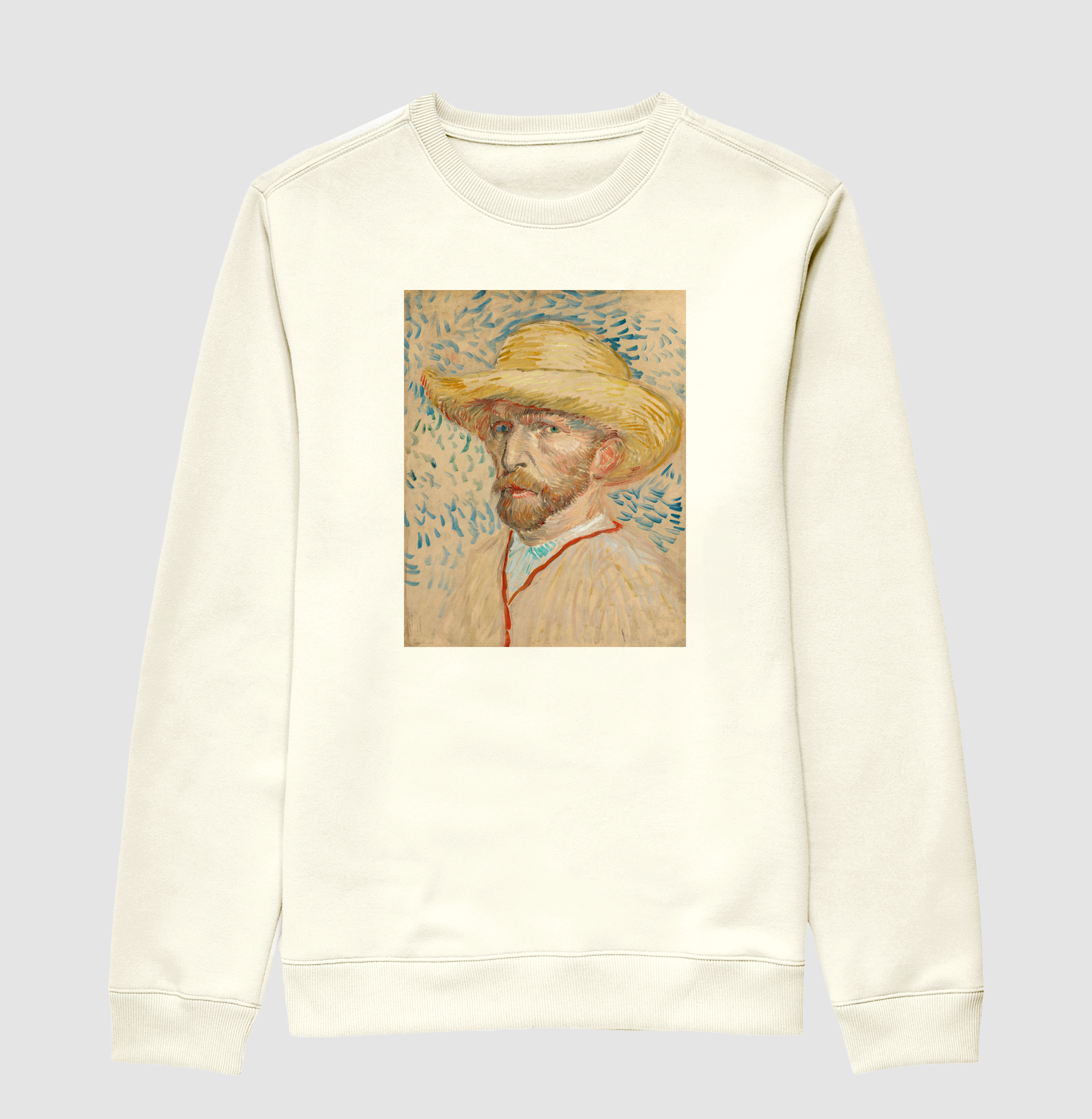 Vincent van Gogh's Self-Portrait with a Straw Hat (1887)