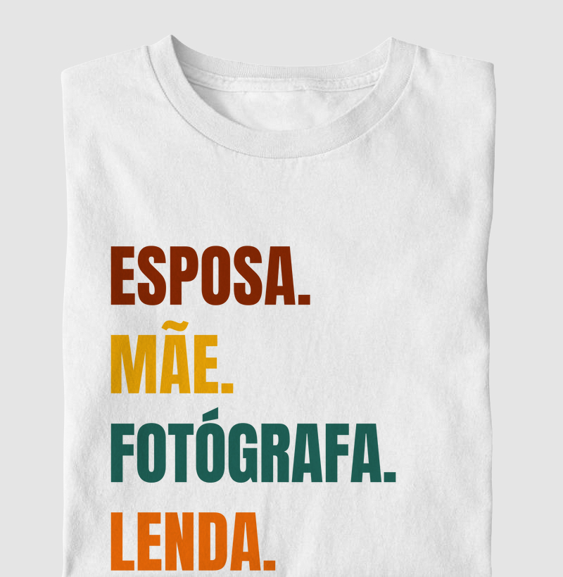 Esposa. Mãe. Fotógrafa. Lenda.