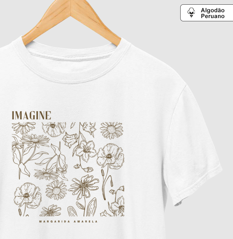 Camiseta Algodão Peruano - Imagine 