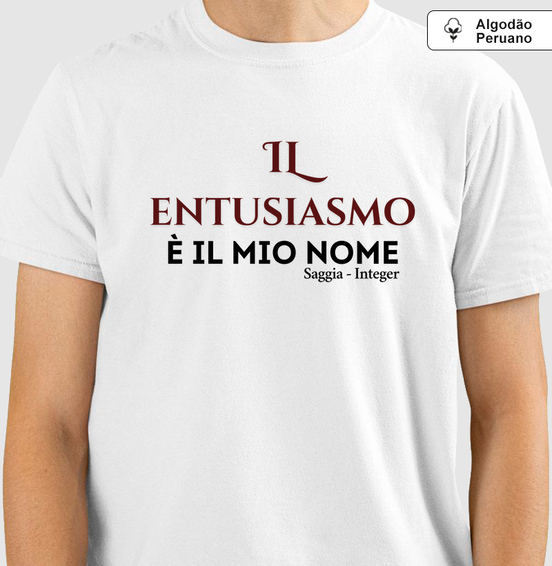 Camiseta Pima REALIZZATORE IL MIO NOME 0077 - Mann