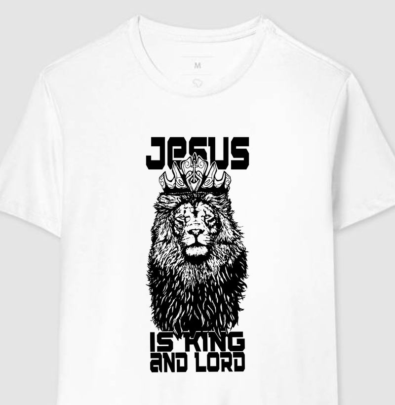 Camiseta Jesus is the king - Qualidade Reserva