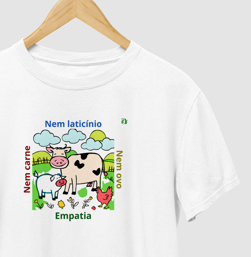 Nem carne, nem laticínio, nem ovo. Empatia.